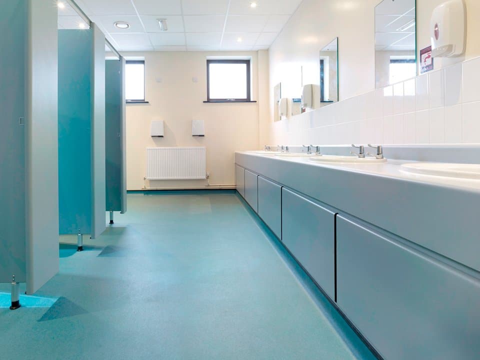 Modular Building Floors Safety Flooring For Washrooms